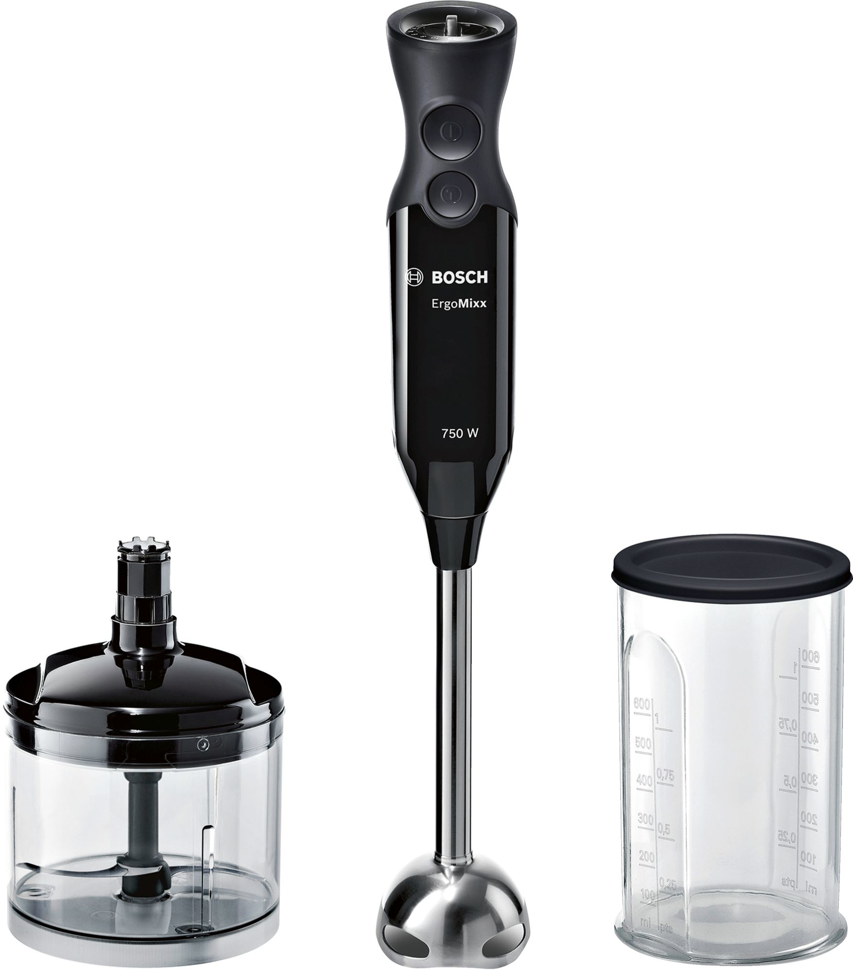 Bosch MSM67120B blender Štapni mikser 750 W Crno