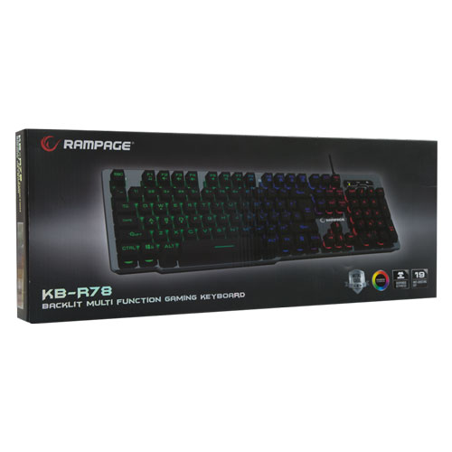 Rampage KB-R78 gaming tastatura (Siva/Crna)