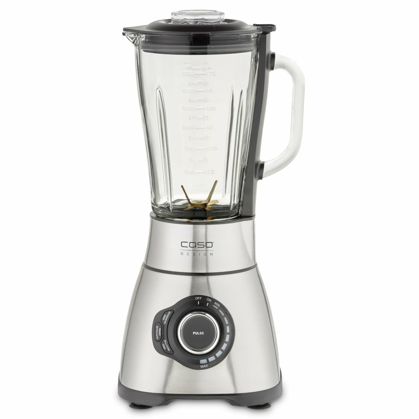 Caso B1800 1,75 L Stoni blender 1800 W Nerđajuči čelik, Transparentno