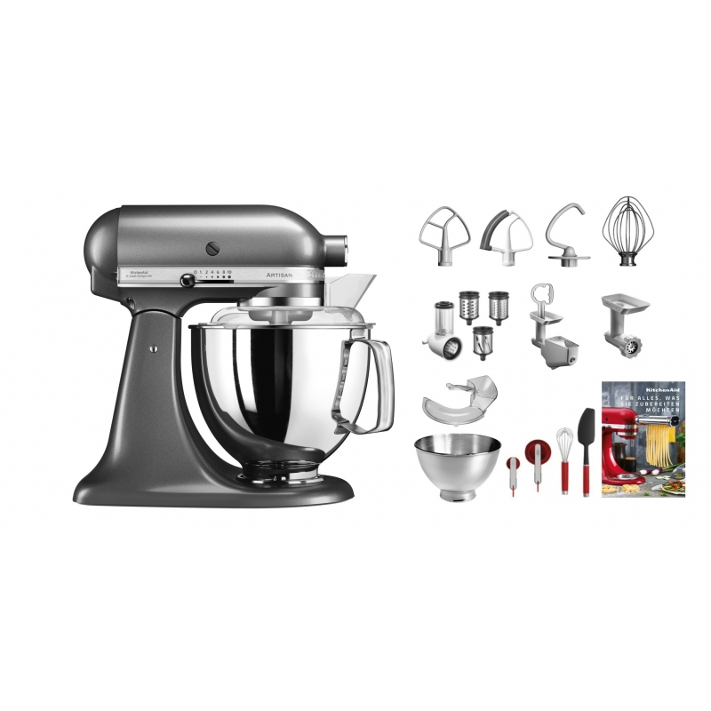 KitchenAid Jubi-Set KSM200 Swiss Edition multipraktik 300 W 4,8 L Sivo