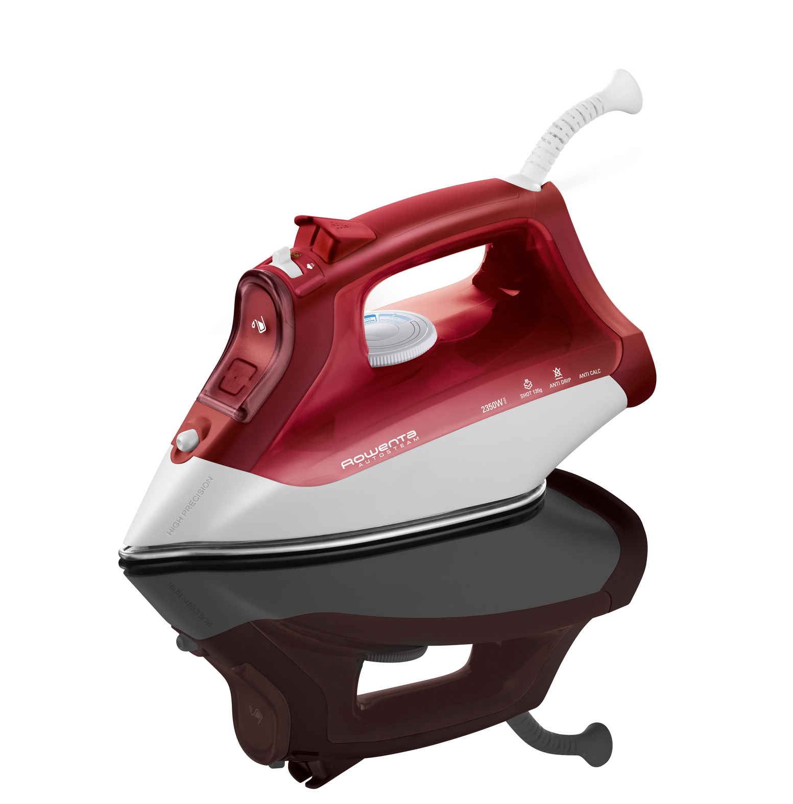 Rowenta Autosteam DW4111 Suvo i peglanje na paru Microsteam 300 Laser soleplate 2350 W Crveno, Belo