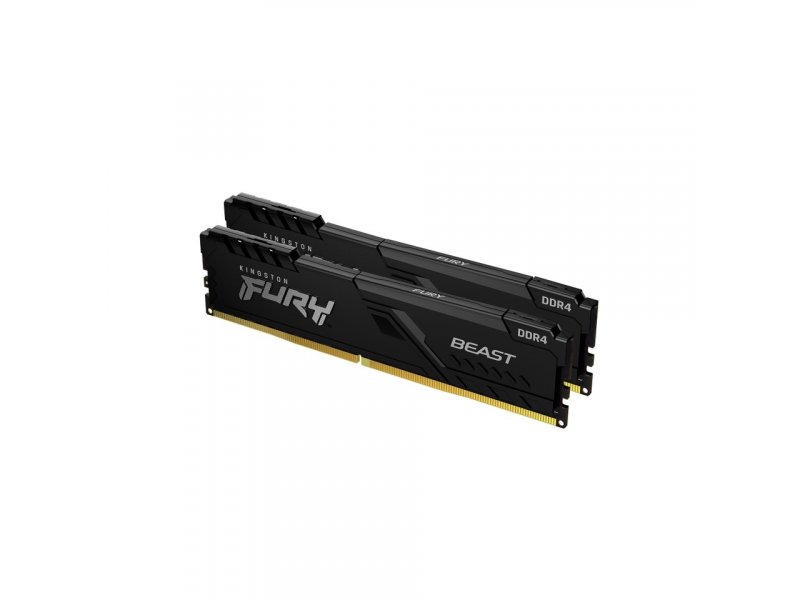 KINGSTON DIMM DDR4 64GB 2x32GB 3200MHz KF432C16BBK2/64 Fury Beast Black