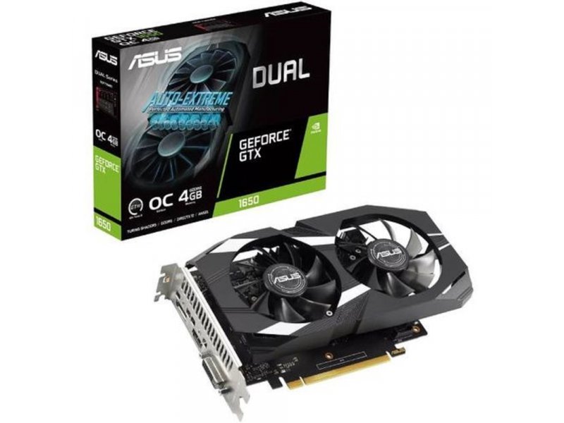 ASUS Dual GeForce® GTX 1650 OC Edition 4GB GDDR6 EVO DUAL-GTX1650-O4GD6-P-EVO
