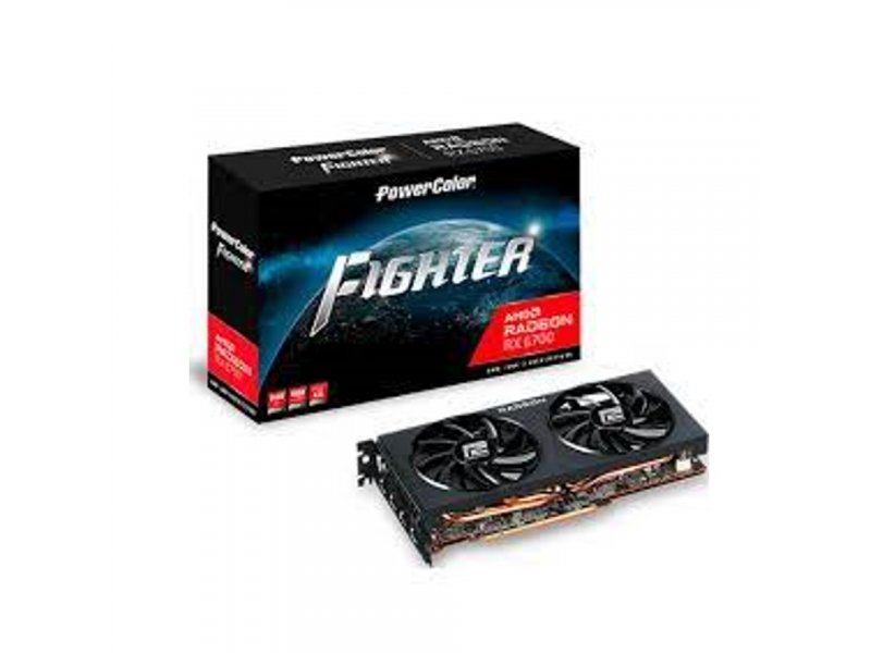 POWER COLOR Fighter AXRX 6700 10GBD6-3DH/OC AMD/10GB/GDDR6/160bit/crna