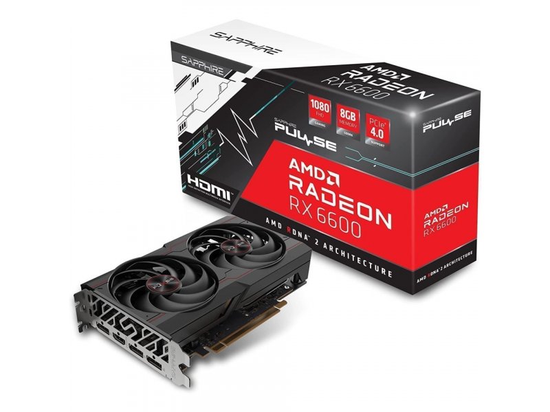 SAPPHIRE ATI Radeon RX 6600 8GB 128bit PULSE 11310-01-20G