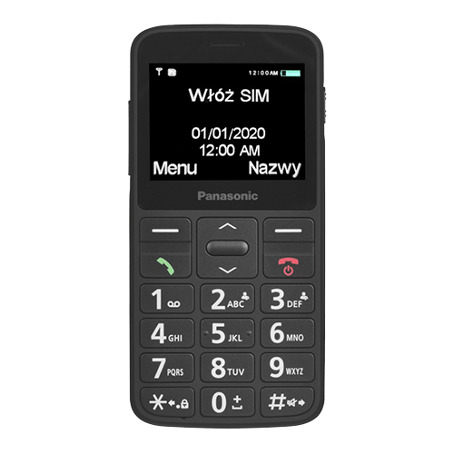 Panasonic KX-TU160EXB mobilni telefon (Crni)