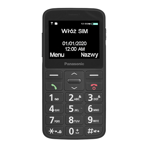 Panasonic KX-TU160EXB mobilni telefon (Crni)