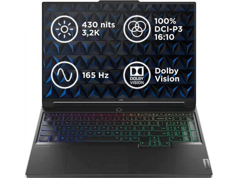 LENOVO Legion 7 16IRX9 (Eclipse Black) 3.2K IPS, i9-14900HX, 32GB, 1TB SSD, RTX 4070 8GB (83FD000SYA)