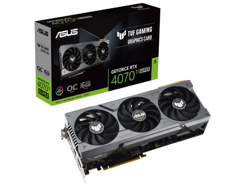 ASUS NVidia GeForce RTX 4070 Ti SUPER 16GB TUF-RTX4070TIS-O16G-GAMING