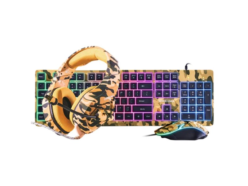 ONIKUMA Gaming Combo Tastatura, miš i slušalice TZ3001