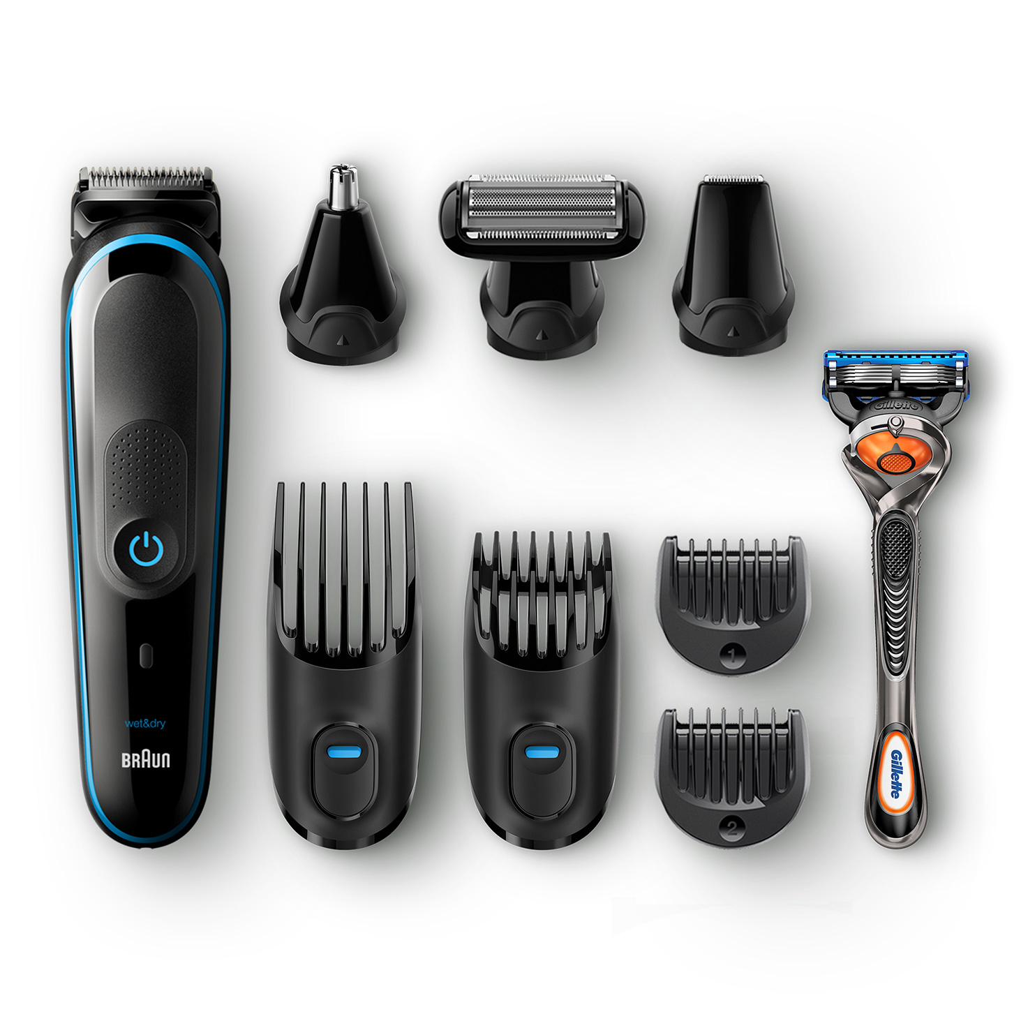 Braun All-in-one MGK5080 trimer za bradu Wet & Dry Crno, Plavo