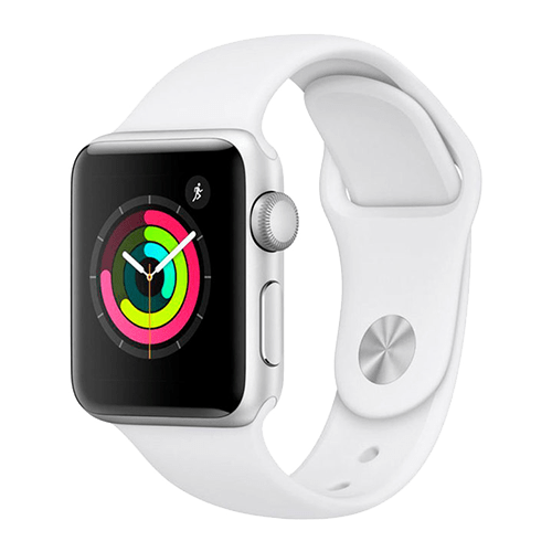 Apple Watch 3 MTEY2BS A Pametni sat 38 mm Silver AL Sport White