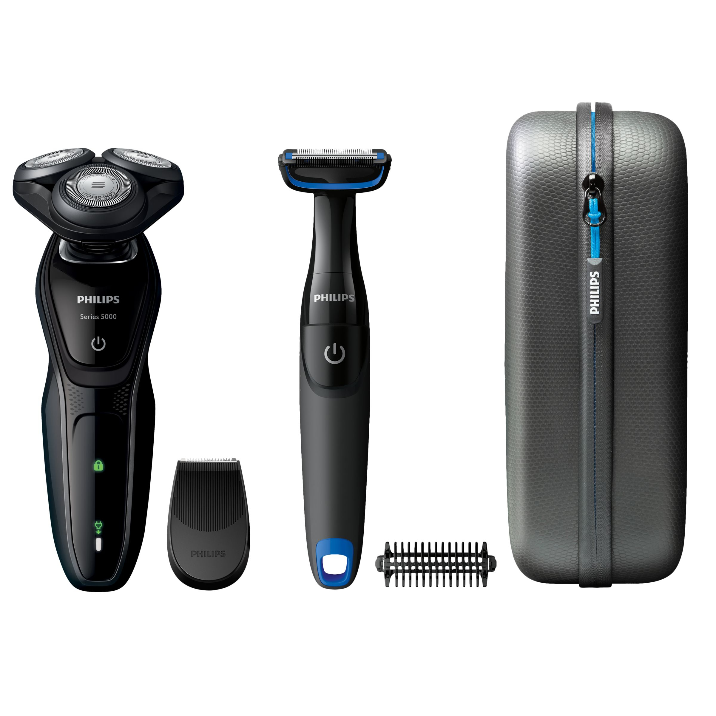 Philips AquaTouch S5082/64 muški brijač Rotacioni brijač Trimer Crno