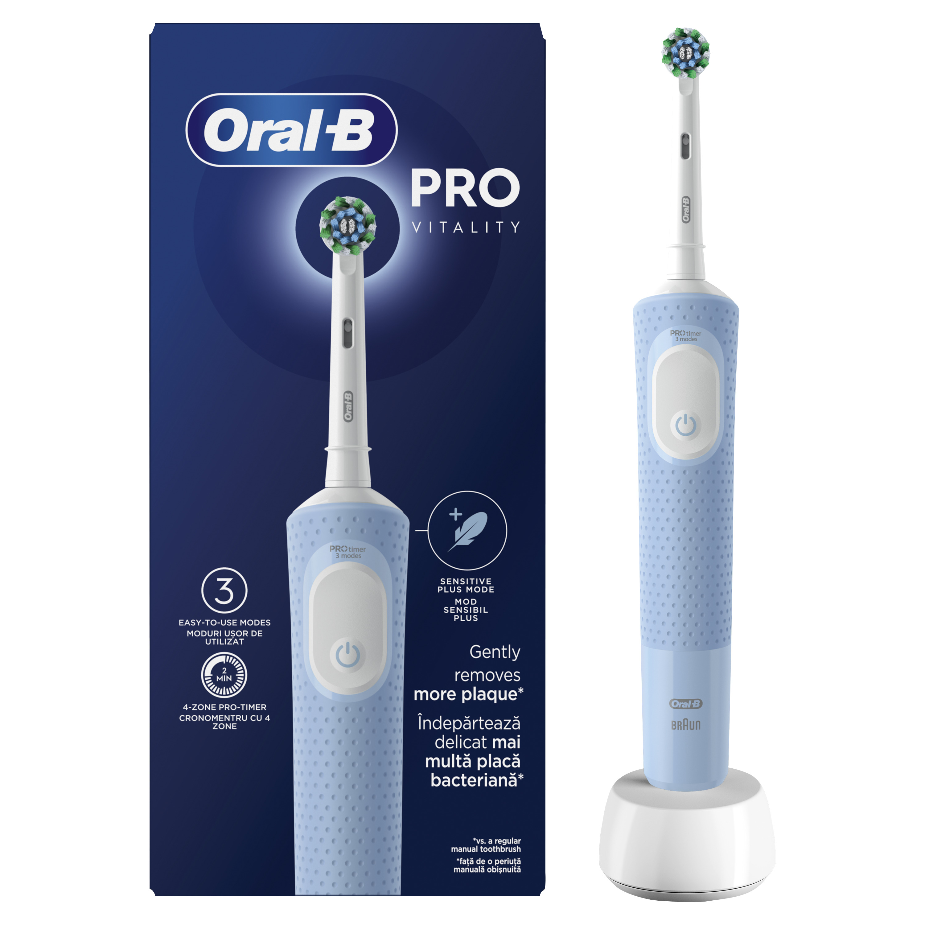 ORAL-B Električna četkica za zube Vitality Pro, Plava