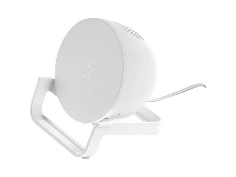 BELKIN SOUNDFORM Charge (AUF001VFWH) beli bežični punjač sa bluetooth zvučnikom