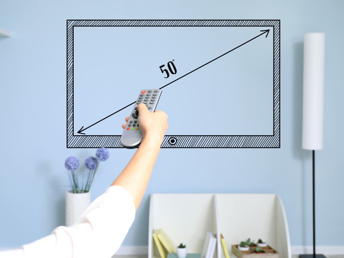 Dijagonala ekrana televizora - veličina televizora