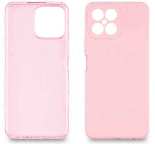 JUST IN CASE Set dve maske za telefon Honor X8 Extra case MIX PLUS roze i svetloroze