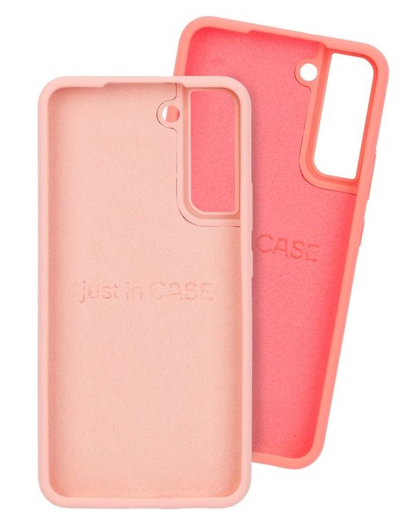JUST IN CASE Set dve maske za telefon Samsung Galaxy S22 plus roze