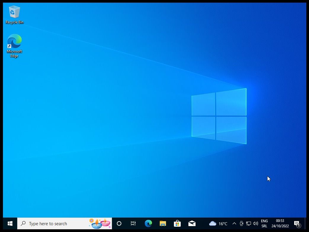 Radna površina (desktop) Windows 10 operativnog sistema