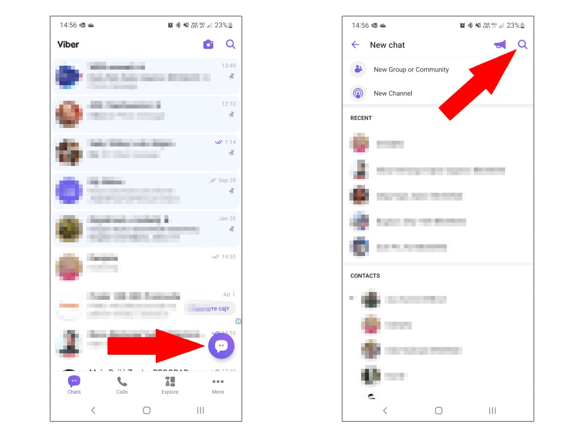 Screenshot-ovi iz Viber aplikacije - slika 1