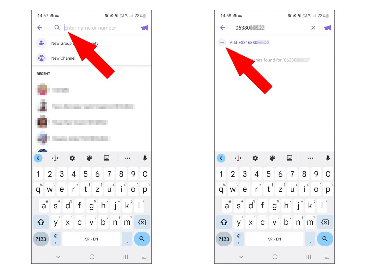 Screenshot-ovi iz Viber aplikacije - slika 2