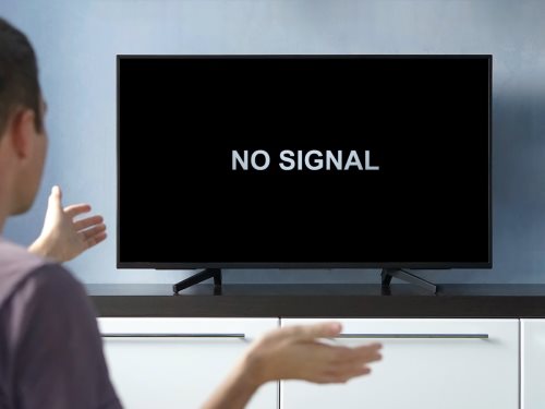 Koji televizori podržavaju digitalni signal - poruka No Signal na ekranu
