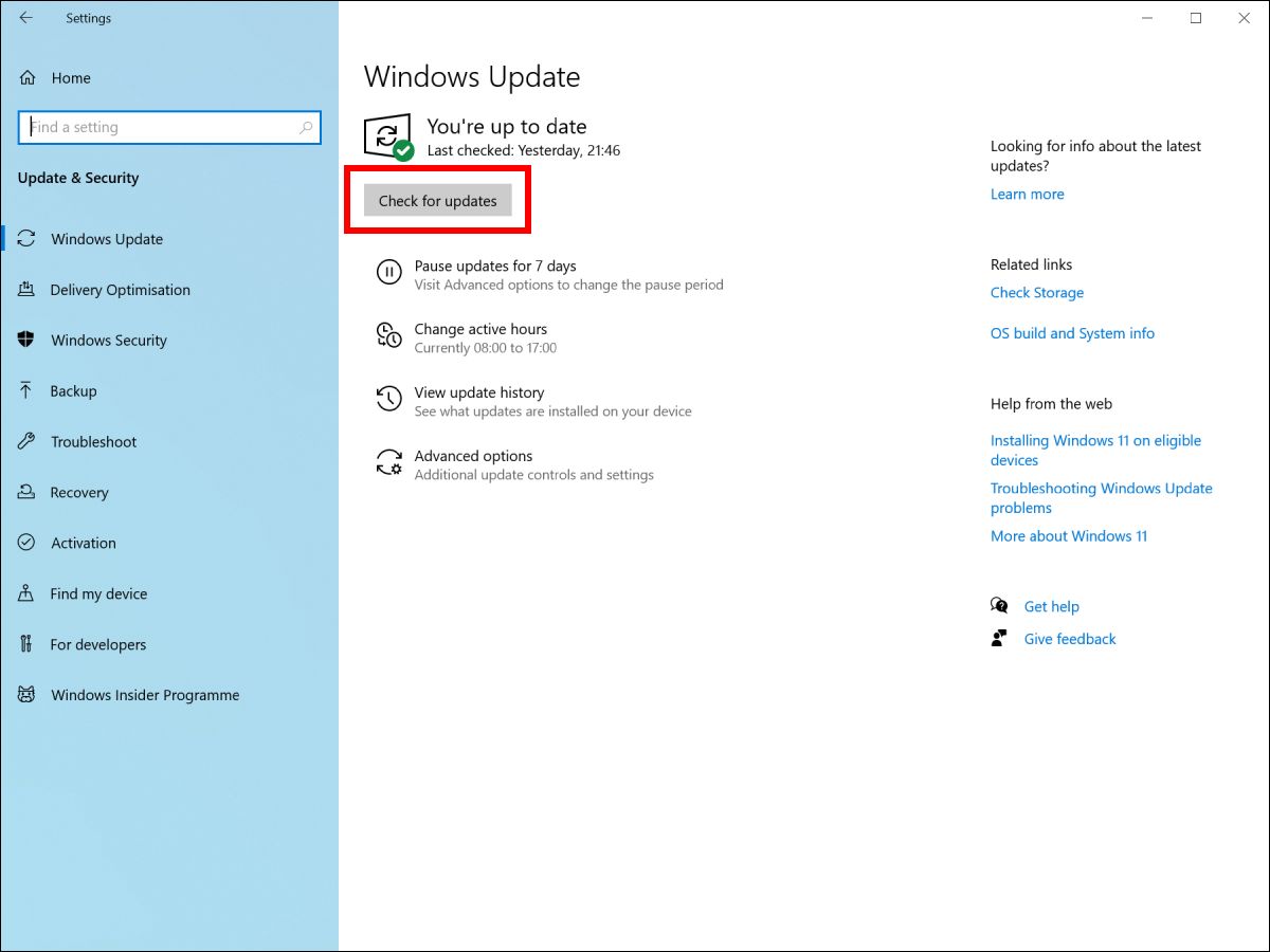 Windows 10 - Windows Update
