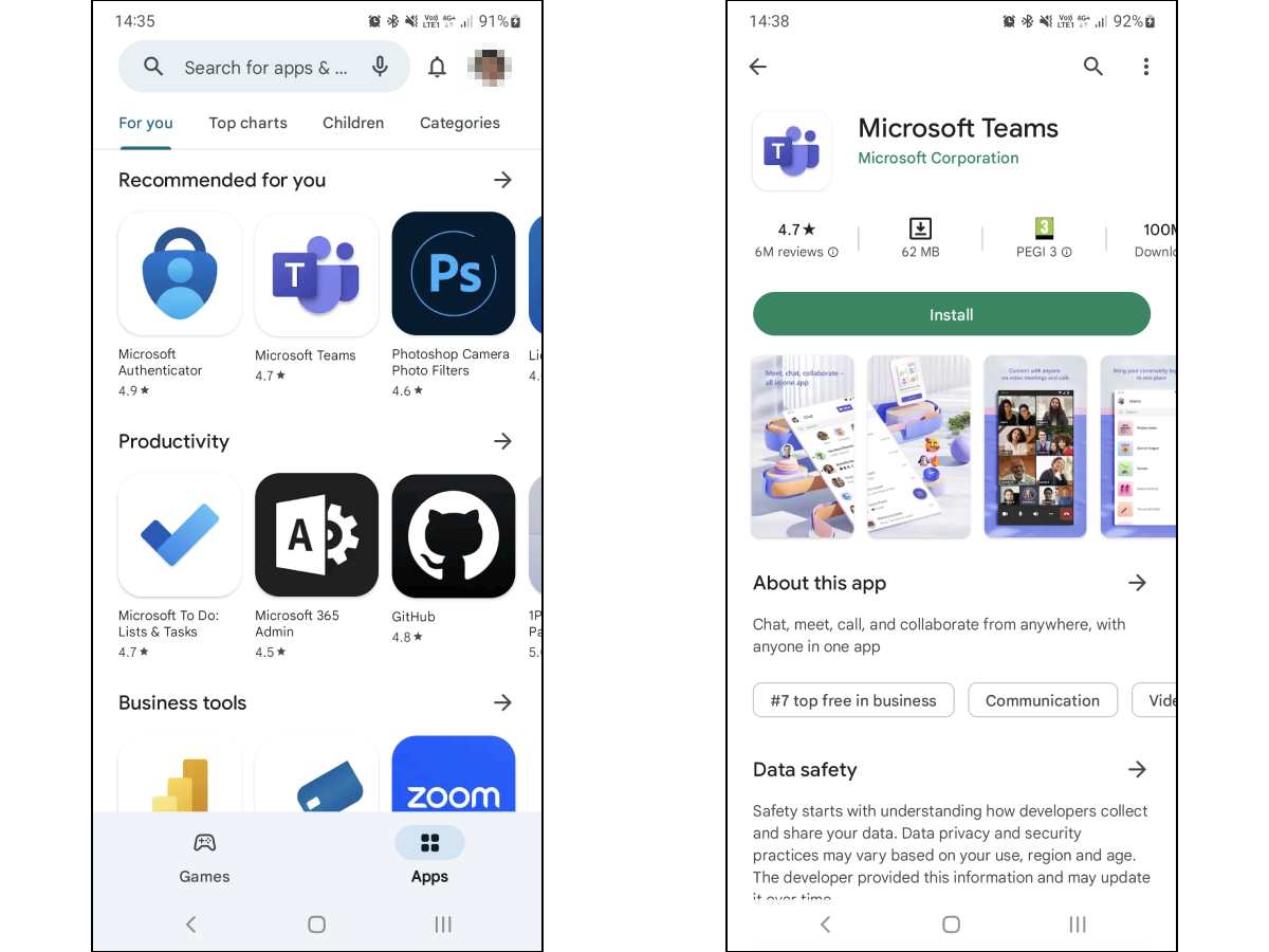 Google Play Store - prodavnica aplikacija i drugog digitalnog sadržaja za pametne mobilne telefone sa Android operativnim sistemom