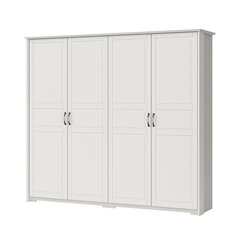JELA GARDEROBER P4/EG - kolekcija Evergreen - Polarni bor/Slonova kost MAT LAK - 251x224x58 cm