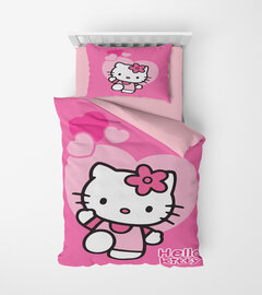 MEY HOME Posteljina Hello Kitty 3D 160x220cm roze
