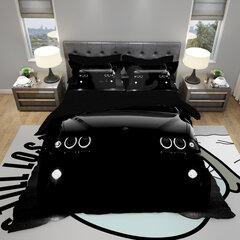 MEY HOME BMW IN DARK 3D Posteljina za bračni krevet, 200x220