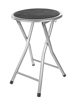 Stolica na rasklapanje crna