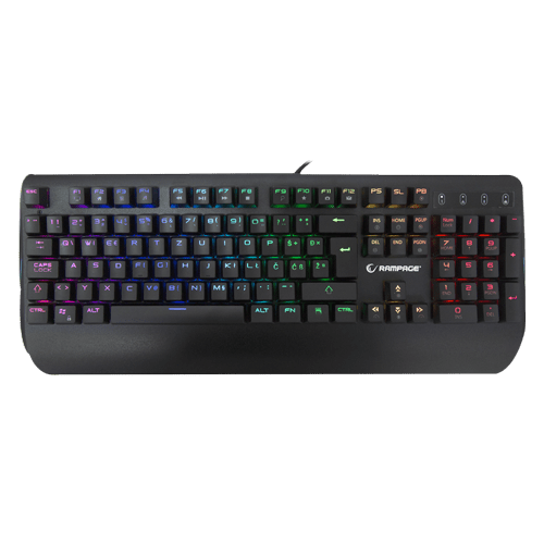 Rampage KB-R90 Orion YU-SRB Gejmerska tastatura (Crna)