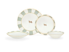 MADAME COCO Royal Set tanjira za ručavanje, 8 delova, 16x21x21x27cm, Beli