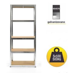 SMART STORAGE Polica metal-medijapan, 180x75x40cm, 5X100kg