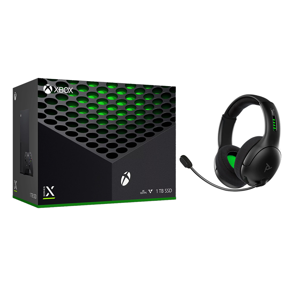 MICROSOFT Konzola XBOX Series X + LVL50 Wireless Headset