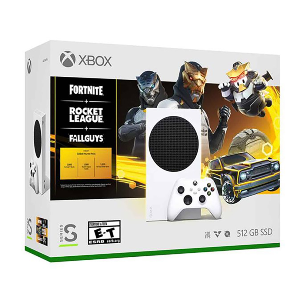 MICROSOFT XBOX SERIES S 512GB Konzola + Fortnite + Rocket League + Fall Guys