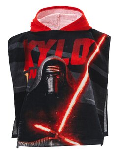 KIDS MOVIE HEROES Dečiji pončo STAR WARS crveni