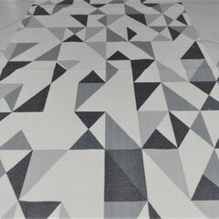 BLUE BELL Prostirka print 120x180cm triangl sivo-bela
