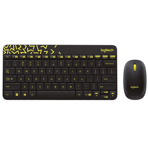 Logitech MK240 YU-SRB Bežična tastatura i miš (Crna)